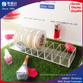 High Quality Customized Clear Makeup Acrylic Powder Compact Holder